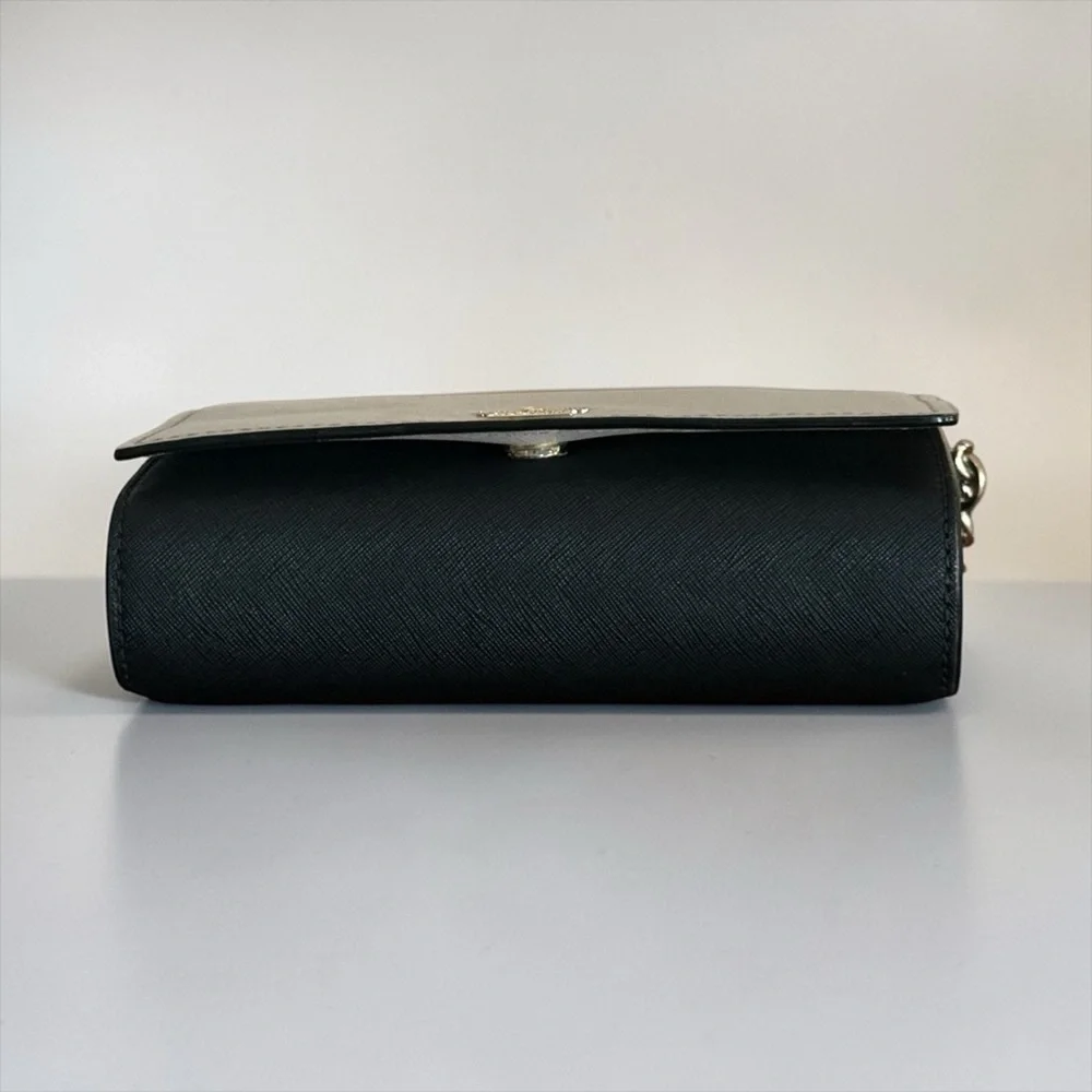 Kate Spade Cameron Street Corin Two-Tone Cream and Black Chain Crossbody Bag - Picture 5 of 12